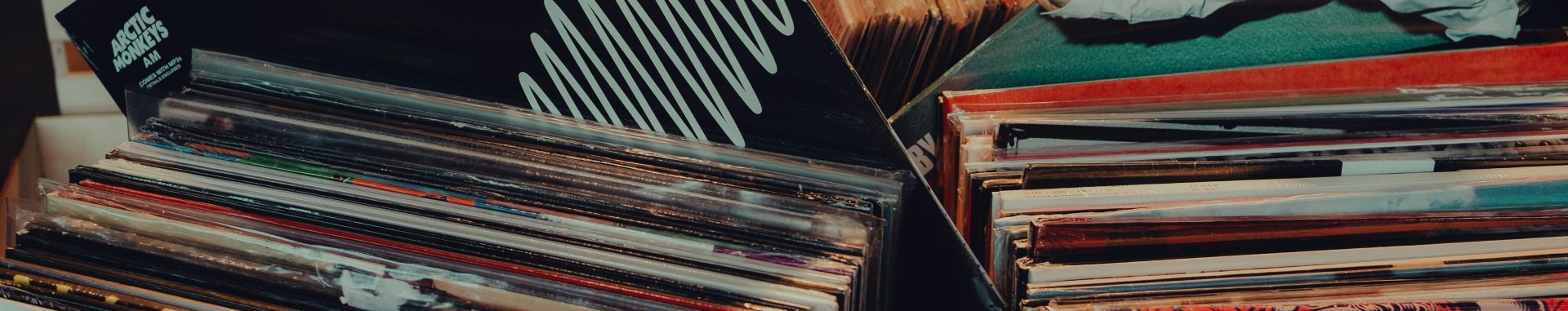 Explore a collection of vintage vinyl records on display in a Saint Petersburg shop, offering a retro music experience.